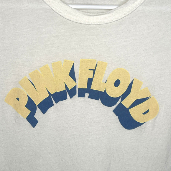 Daydreamer x Free People Pink Floyd Baby Tee Sz XS Short Slv Band Tee Rock Boho - Picture 3 of 9